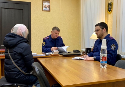 Заместитель руководителя следственного управления Дмитрий Маликов провел прием граждан в Сасове